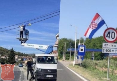 U Čapljini nedavno skidali zastave Bosne i Hercegovine, a jutros osvanule druge U Čapljini nedavno skidali zastave Bosne i Hercegovine, a jutros osvanule druge