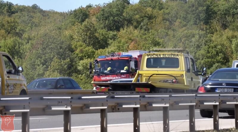 OGROMNE GUŽVE: Kamion se prevrnuo na autocesti, nastala kilometarska kolon