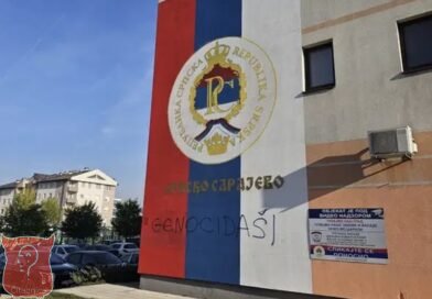 Uhapšen Sarajlija zbog pisanja uvredljivog grafita na muralu u Istočnom Novom Sarajevu
